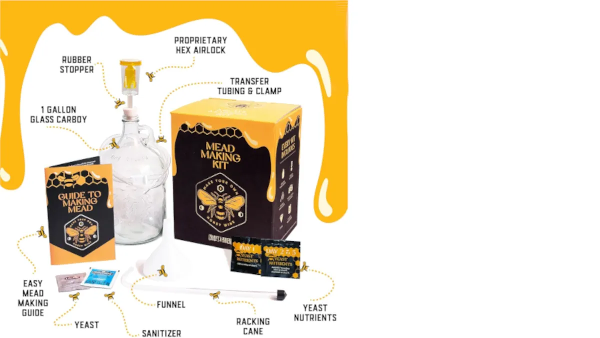 Kit para hacer hidromiel Craft a Brew