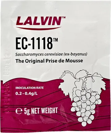 Levadura para hidromiel Lalvin EC-1118