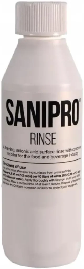 Mejor sanitizante para hacer hidromiel (Star San y alternativas) 2026 1 Sanitizante SaniPro Rinse 250