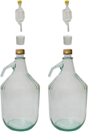 Mejor fermentador para hidromiel en 2026 (Comparativa) 3 pack-2-damajuanas-5l